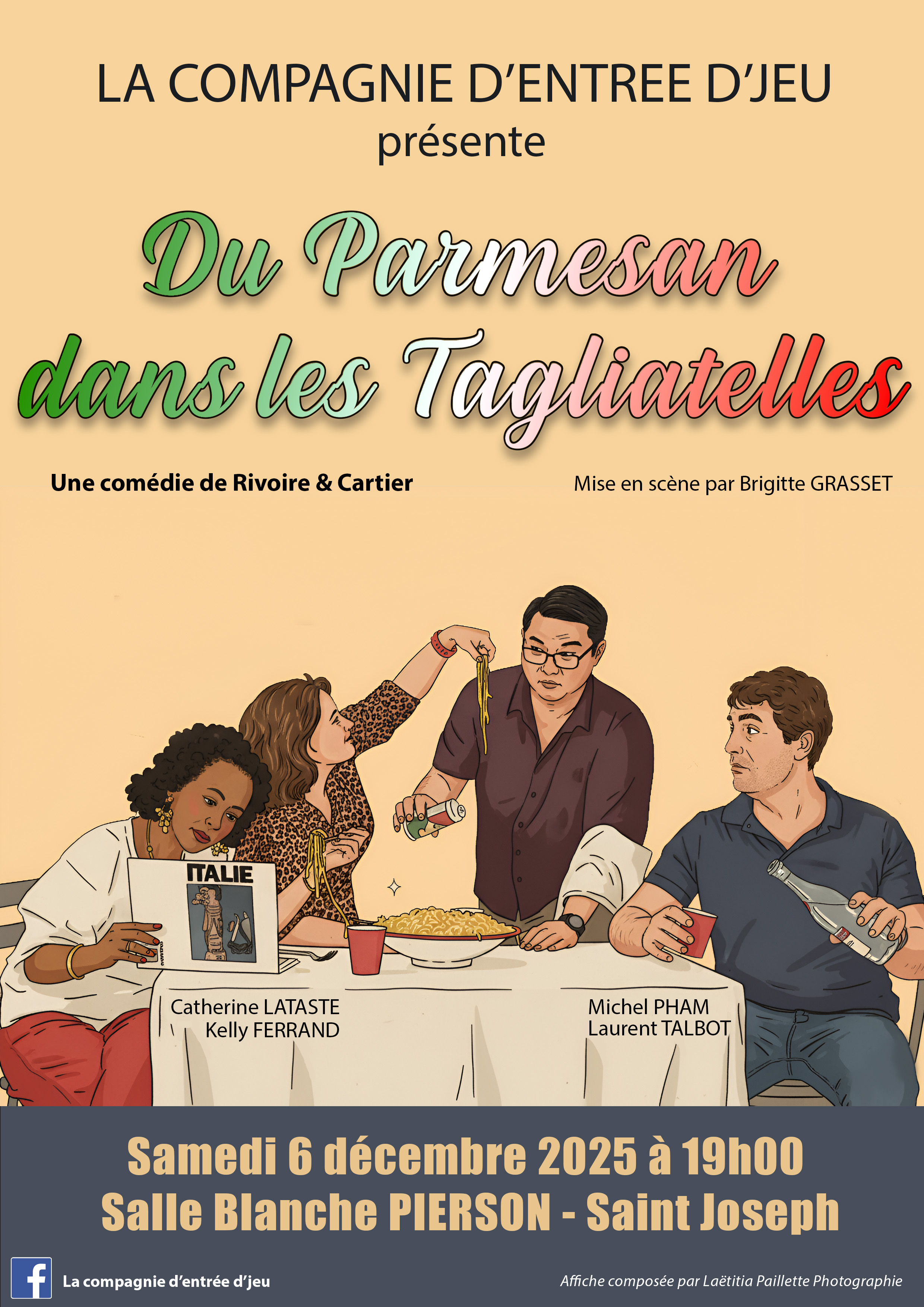 Du Parmesan dans les Tagliatelles